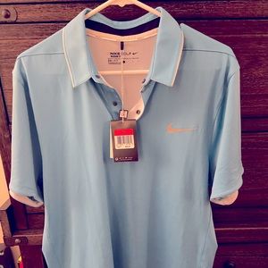 New with tags Nike dry fit polo golf
